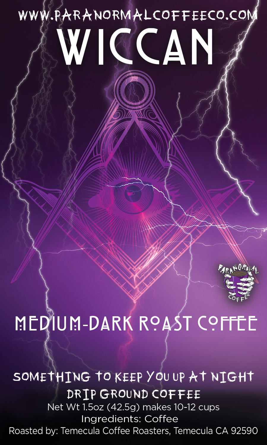 Paranormal Coffee Sample - Free - $6.00  each for shipping